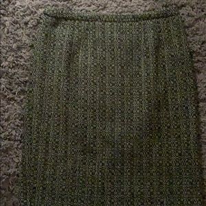 Tweed pencil skirt